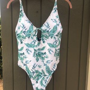 LA Hearts one piece swim suit